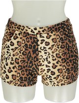 Hotpants dames | Leopard design | Maat XXS/XS | Hotpants | Feestkleding | Hotpants met print | Carnavalskleding | Apollo