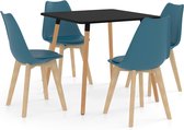Decoways - 5-delige Eethoek turquoise