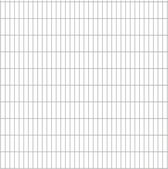 Decoways - Dubbelstaafmatten 2,008x2,03 m 36 m (totale lengte) zilverkleur