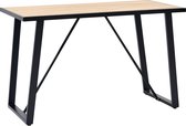 Decoways - Eettafel 120x60x75 cm MDF eikenkleurig