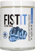 Shots Pharmquests waterbasis glijmiddel Fist It - Extra Thick wit,blauw