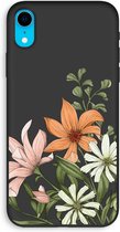 CaseCompany® - iPhone XR hoesje - Floral bouquet - 100% Biologisch Afbreekbaar - Duurzaam - Biodegradable Soft Case - Milieuvriendelijke Print op Achterkant - Zwarte Zijkanten - Bescherming O