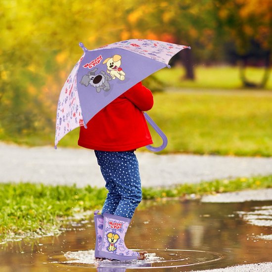 Woezel & Pip regenlaarzen kinderen paars, lila - maat 26/27 Bambolino Toys  | bol.com