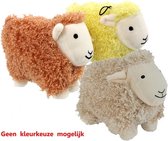 Happy Pet Curly Pet Pluche Schaap - Speelgoed - 19 x 12 x 15 cm