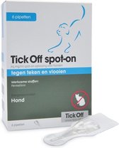 Exil Hond Tick Off Knijp Ampul - 6 X 1 ML