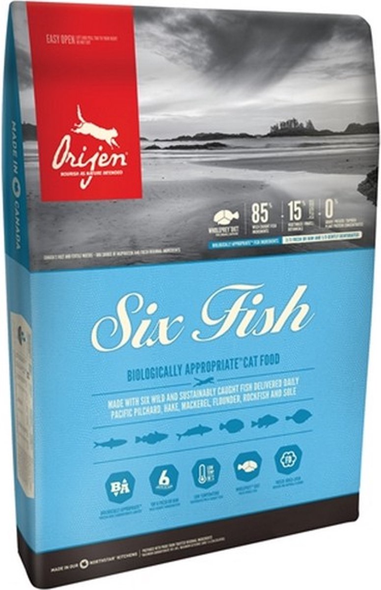 Orijen Six Fish Cat Whole Prey - 1.8 kg