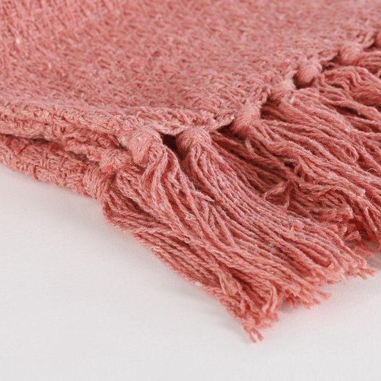 In The Mood Collection Crixus Plaid - L170 x B130 cm - Gerecycled Katoen - Roze