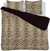 Senzai Leopard Dekbedovertrek - Tweepersoons - 200x200/220 cm - Black