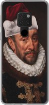 Telefoonhoesje Geschikt voor Huawei P40 Lite hoesje - Schilderij - Kerstmuts - Oude meesters - Siliconen Telefoonhoesje
