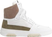 B.l.a.h. Noelia High Hoge sneakers - Leren Sneaker - Dames - Wit - Maat 40