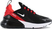 Nike Air Max 270 GS - Dames Sneakers Sport Casual Schoenen Zwart-Rood 943345-025 - Maat EU 38.5