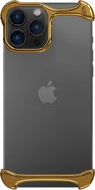 Arc Pulse - Dubbelzijdige  Titanium Bumper Case - iPhone 13 Pro Max - Goud
