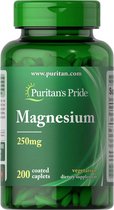 Puritan's pride Magnesium 250 mg - 200 caplets