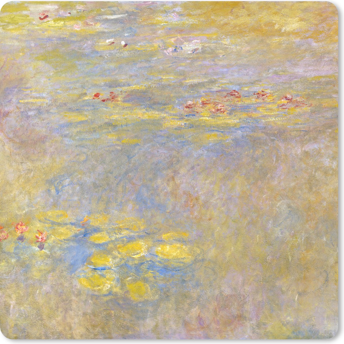 Muismat 20x20 cm - Mousepad Waterlelies - Claude Monet - Muismatten