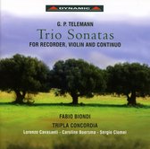 Fabio Biondi & Ensemble Tripla Concordia - Trio Sonatas For Recorder, Violin And Continuo (CD)