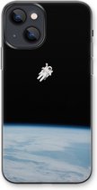 Case Company® - iPhone 13 mini hoesje - Alone in Space - Soft Case / Cover - Bescherming aan alle Kanten - Zijkanten Transparant - Bescherming Over de Schermrand - Back Cover