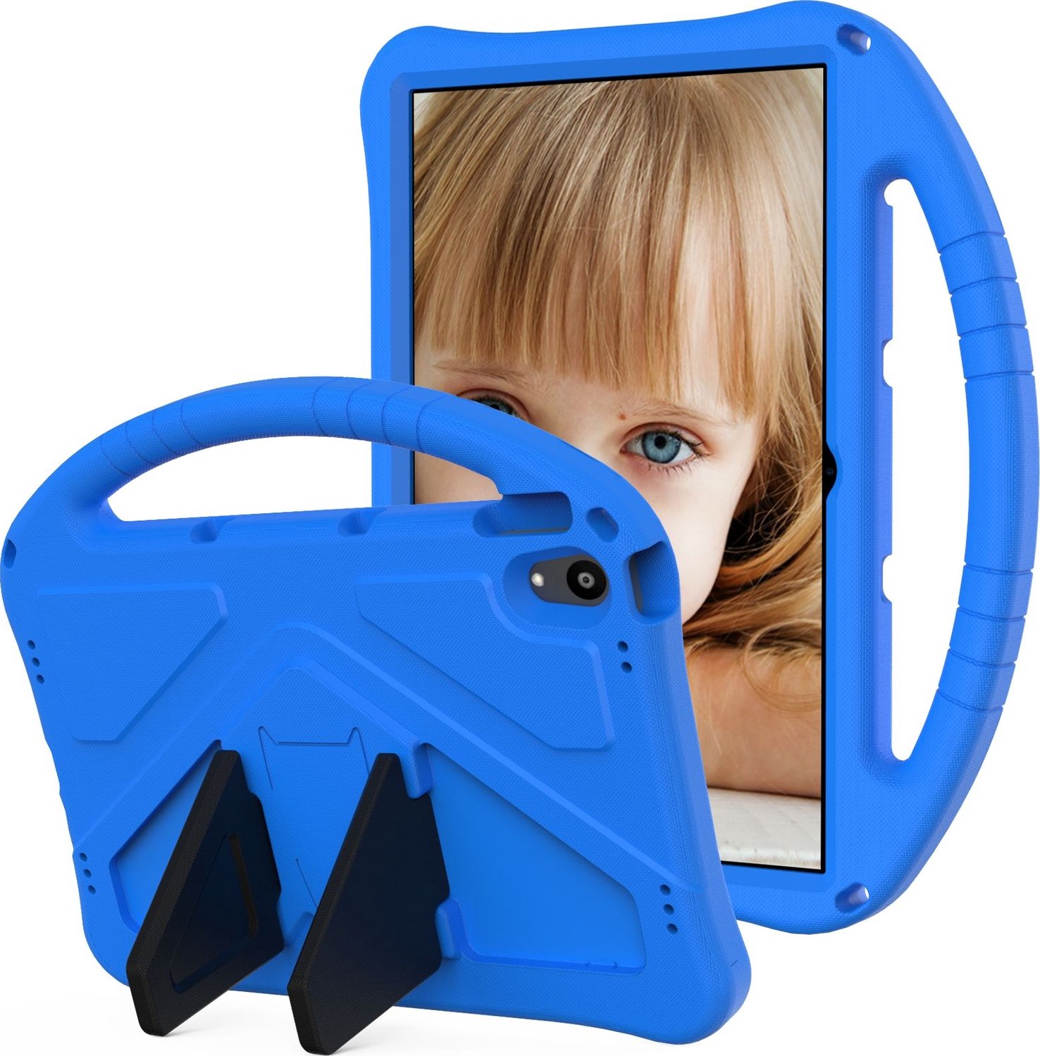 Mobigear AeroArmor Tablethoes geschikt voor Lenovo Tab P11 Gen 1 Kinder Tablethoes met Handvat - Blauw