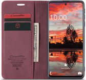 CaseMe - Hoesje geschikt voor Samsung Galaxy A33 5G - Wallet Book Case - Magneetsluiting - Rood