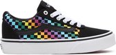 VANS  Wm Ward Checkerboard Rainbow ZWART 39