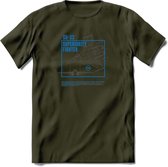 SU-33 Vliegtuig T-Shirt | Unisex leger Kleding | Dames - Heren Straaljager shirt | Army F16 | Grappig bouwpakket Cadeau | - Leger Groen - M