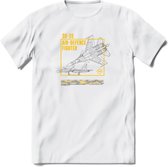 SU-35 Vliegtuig T-Shirt | Unisex leger Kleding | Dames - Heren Straaljager shirt | Army F16 | Grappig bouwpakket Cadeau | - Wit - L