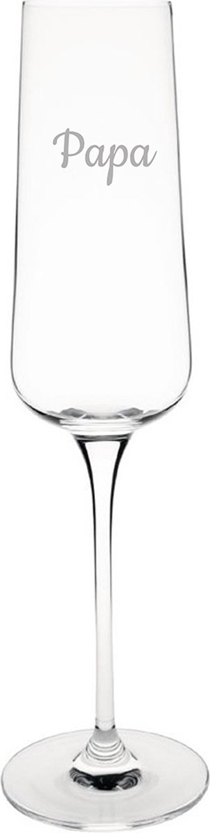 Gegraveerde Champagneglas 27cl Papa