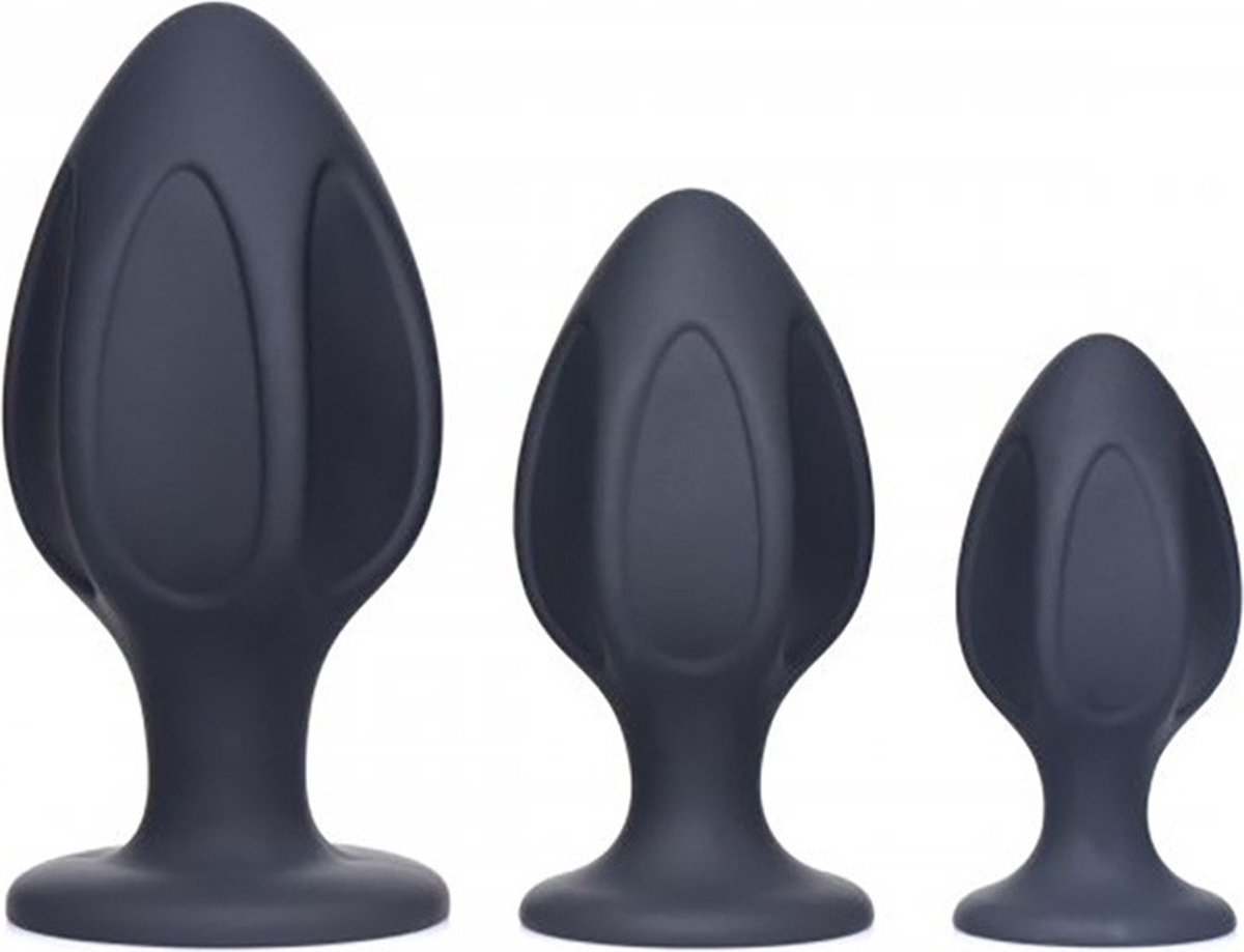 Master Series - Triple Juicers - Siliconen Anaal Trainer Set