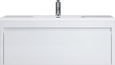 Badplaats Badkamermeubel Set Cobalt 120 cm - Hoogglans Wit - Badmeubel met Wastafel