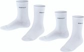 Esprit Foot Logo 2-Pack Kinderen Sokken - Wit - Maat 27-30