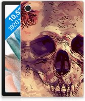 Cover Samsung Galaxy Tab A8 2021 Foto hoesje Skullhead met transparant zijkanten