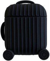 Hidzo Hoes Voor Apple's Airpods - Koffer - Zwart