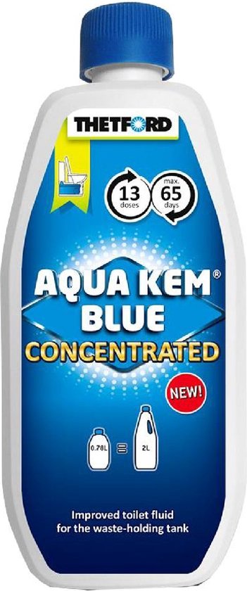 Thetford Aqua Kem Blue Concentrato 2024 - 0.78ml Per Cassette Wc Chimici, Multicolore - Foto 4