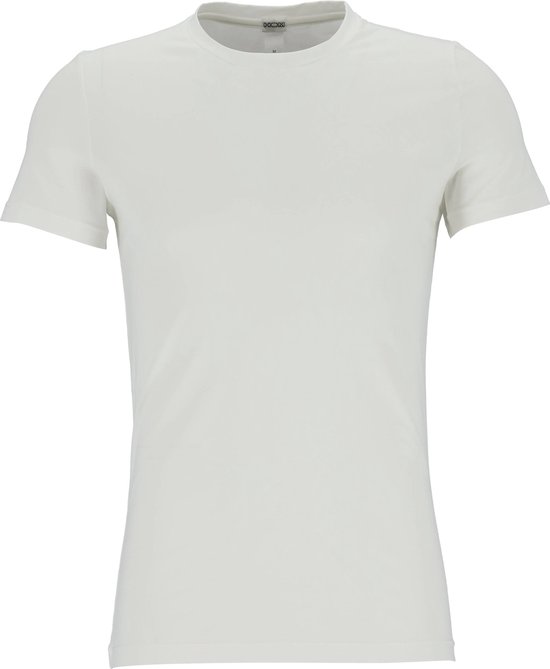 HOM Supreme Cotton tee-shirt (1-pack) - heren T-shirt O-hals - wit - Maat: L
