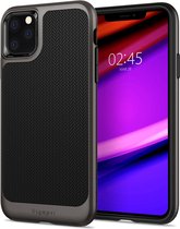 Spigen Neo Hybrid case beschermhoes metaal TPU iPhone 11 Pro Max - Zwart Grijs