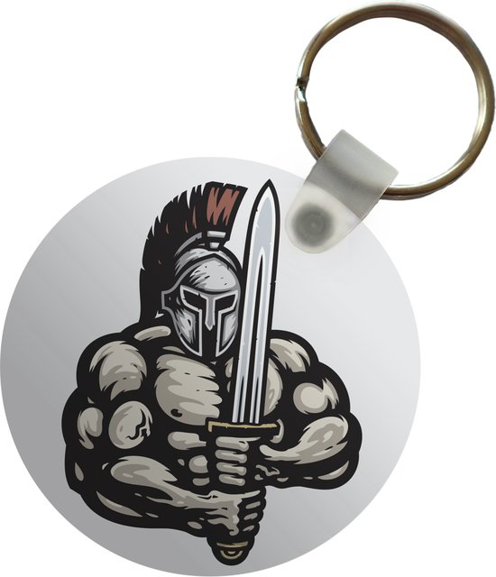 sleutelhanger met huis, hart en faith sleutel | sleutelhangers | zilver