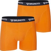 Brunotti Sido 2-pack Heren Boxershorts - Oranje - S