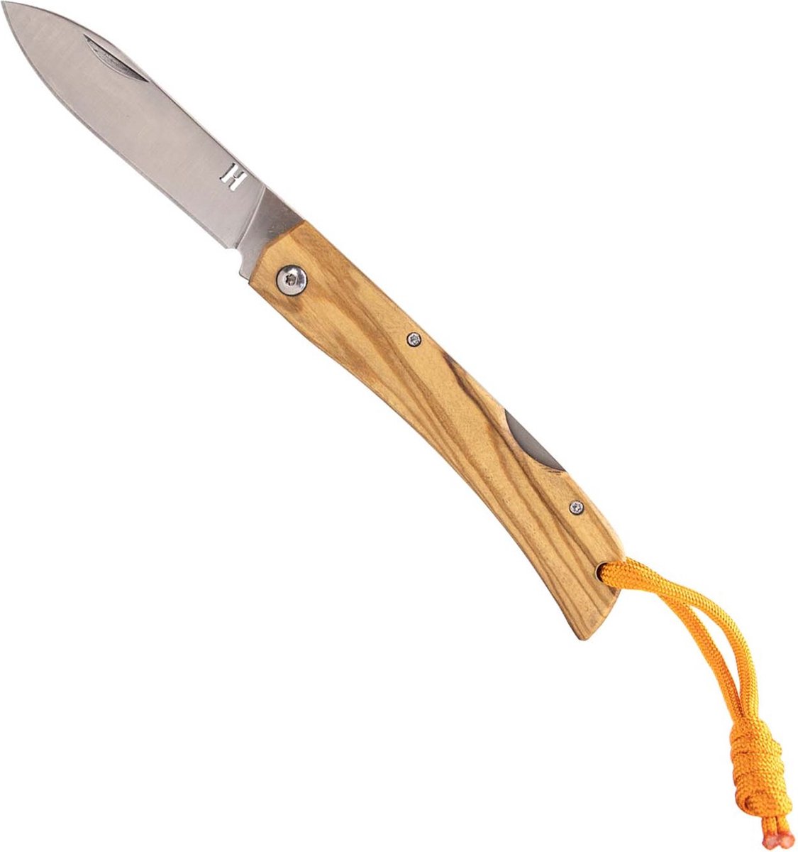 Homey's Olly Zakmes - EDC - RVS/olijfhout - 4 keycords - backlock