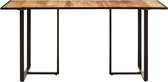 Decoways - Eettafel 200 cm ruw mangohout