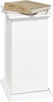 Decoways - FMD Bijzettafel met deur 57,4 cm wit