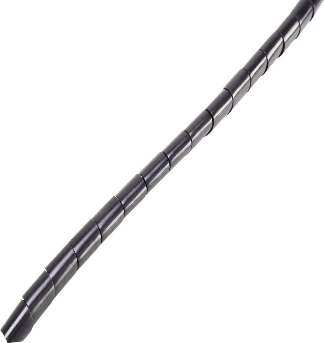 Conrad Components CG12-Black Spiraalslang 9 tot 65 mm Zwart 5 m