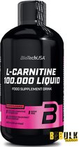 Vetverbranders - L-Carnitine 100.000 Liquid - 500ml - BiotechUSA Apple