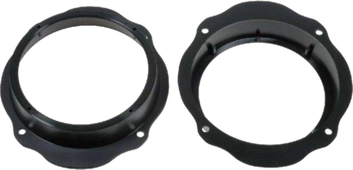 ABS 165mm Luidsprekerhouders - Ford C-Max (DM2), Fiesta (MK6), Focus (DA3), Kuga (DM2) - Voordeuren