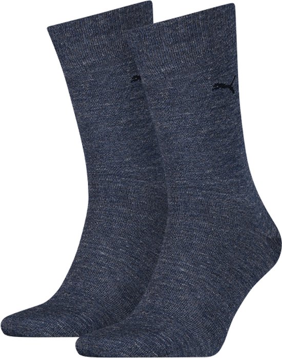 Puma Classic (2-pack) - sokken - jeansblauw - Maat: 43-46