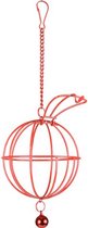Flamingo voerbal lem rood - 9cm l x 9cm b x 26.5cm h