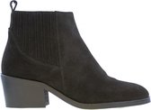 Tango | Elin 1-b black suede boot - black heel/sole | Maat: 36