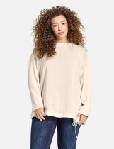 SAMOON Dames Longsleeve met tunnelkoord