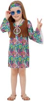 FUNIDELIA Hippie kostuum voor meisjes - 5-6 jaar (110-122 cm)