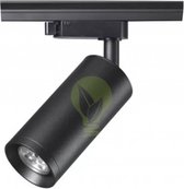 LED Railspot voor GU10 spot | 3-fase | Zwart