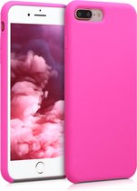kwmobile telefoonhoesje voor Apple iPhone 7 Plus / 8 Plus - Hoesje met siliconen coating - Smartphone case in magenta