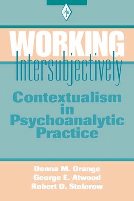 Psychoanalytic Inquiry Book Series - Working Intersubjective ... - cover